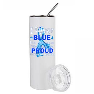 Someone Who Makes Me Proud Autism Awareness Stainless Steel Tumbler