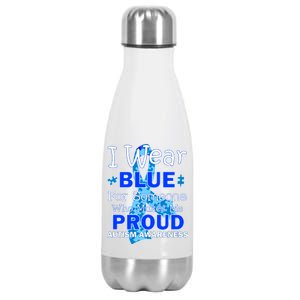 Someone Who Makes Me Proud Autism Awareness Stainless Steel Insulated Water Bottle