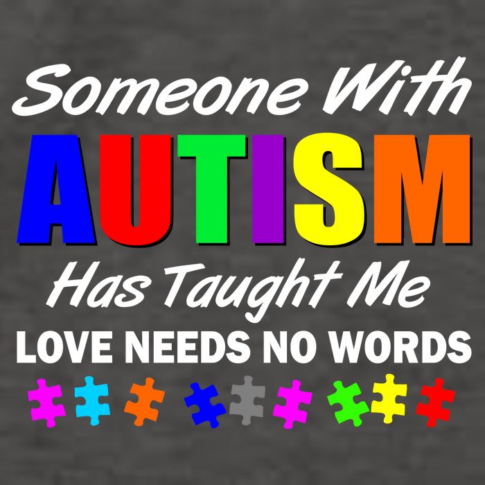 Someone With Autism Has Taught Me Vector Backpack
