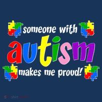 Someone With Autism Makes Me Proud Poster