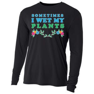 Sometimes I Wet My Plants Cooling Performance Long Sleeve Crew