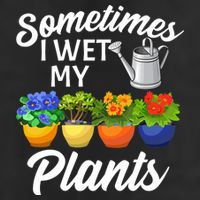 Sometimes I Wet My Plants Gardening Adult Drive Performance Visor
