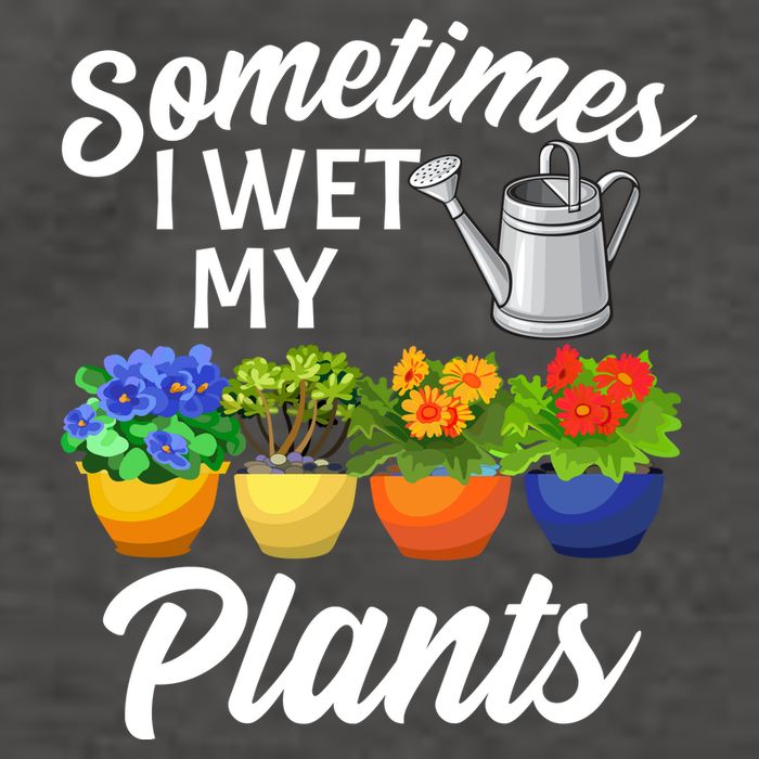 Sometimes I Wet My Plants Gardening Vector Backpack