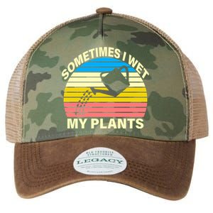 Sometimes I Wet My Plants Retro Legacy Tie Dye Trucker Hat