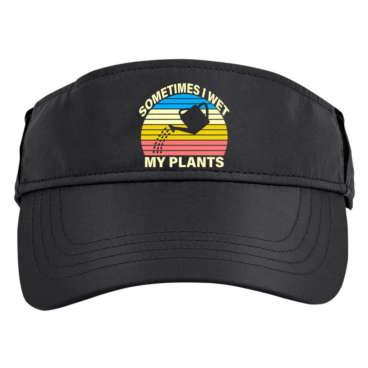 Sometimes I Wet My Plants Retro Adult Drive Performance Visor
