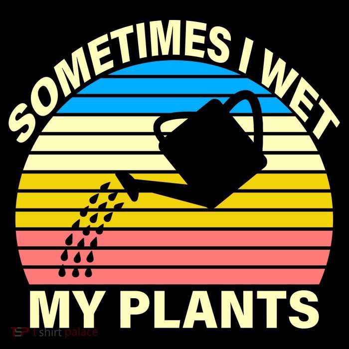 Sometimes I Wet My Plants Retro Sustainable Knit Beanie