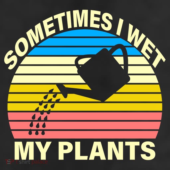Sometimes I Wet My Plants Retro 25L Jumbo Tote