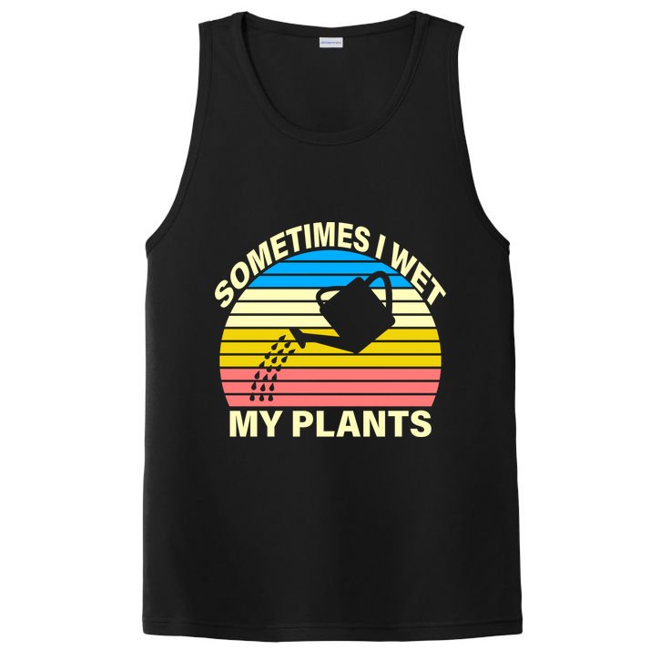 Sometimes I Wet My Plants Retro PosiCharge Competitor Tank