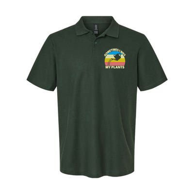 Sometimes I Wet My Plants Retro Polo