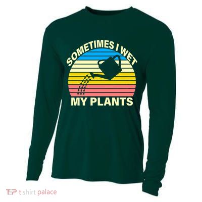 Sometimes I Wet My Plants Retro Cooling Performance Long Sleeve Crew