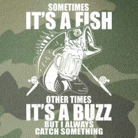 Sometimes It's A Fish Other Times It's A Buzz Legacy Tie Dye Trucker Hat