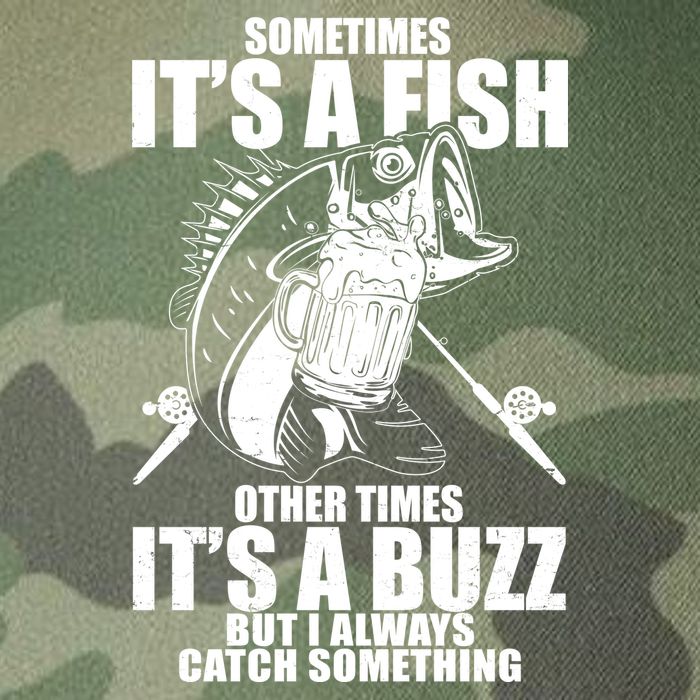 Sometimes It's A Fish Other Times It's A Buzz Legacy Tie Dye Trucker Hat