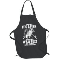 Sometimes It's A Fish Other Times It's A Buzz Apron