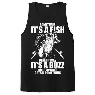 Sometimes It's A Fish Other Times It's A Buzz PosiCharge Competitor Tank