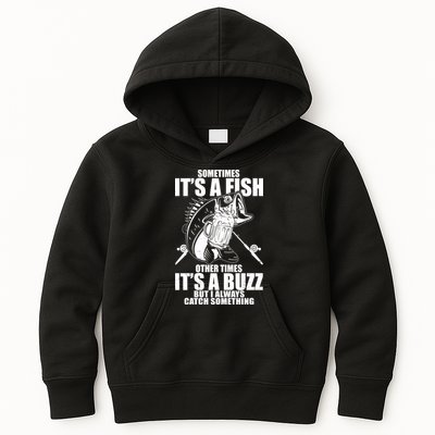 Sometimes It's A Fish Other Times It's A Buzz Kids Hoodie