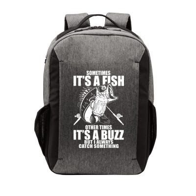 Sometimes It's A Fish Other Times It's A Buzz Vector Backpack