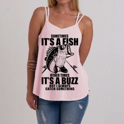 Sometimes It's A Fish Other Times It's A Buzz Women's Strappy Tank