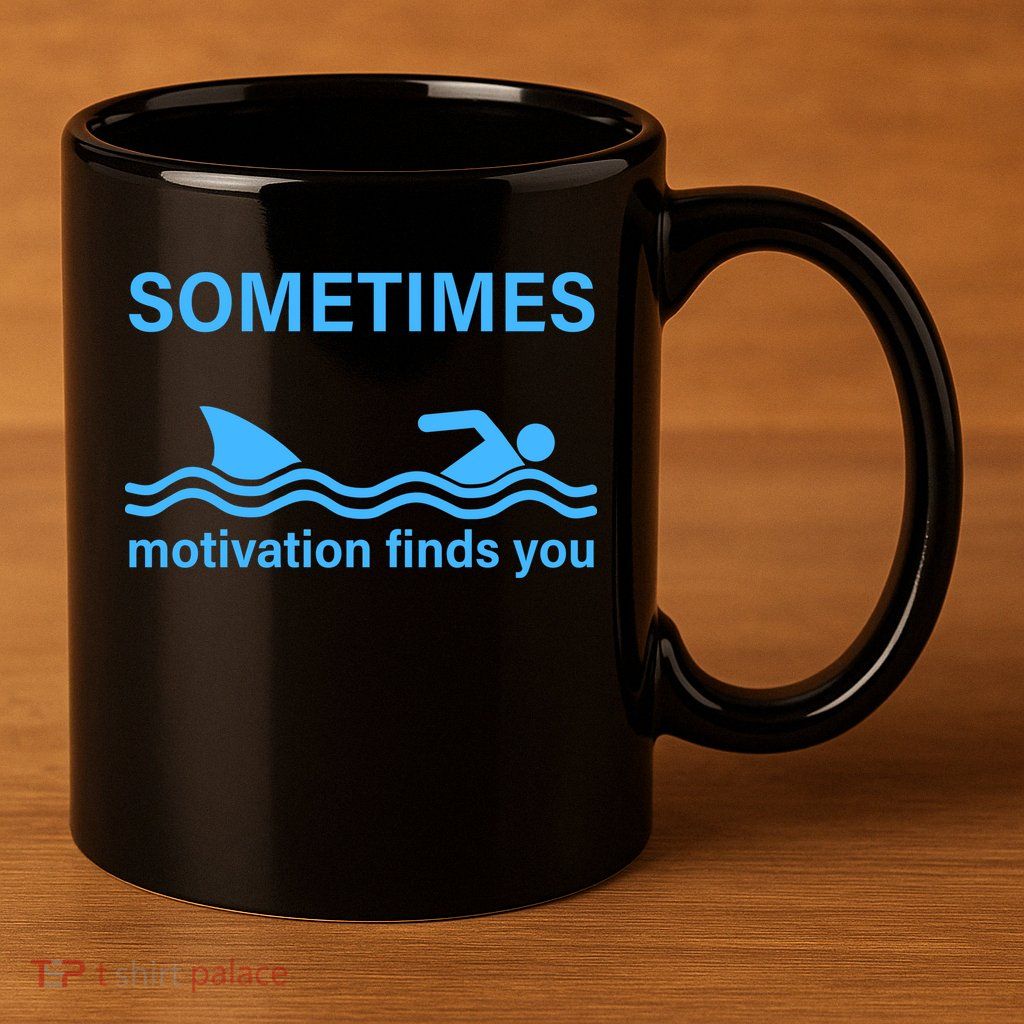 Sometimes Motivation Finds You 11oz C Handle Ceramic Mug