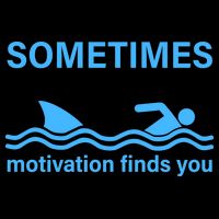 Sometimes Motivation Finds You Cropped Pullover Crew