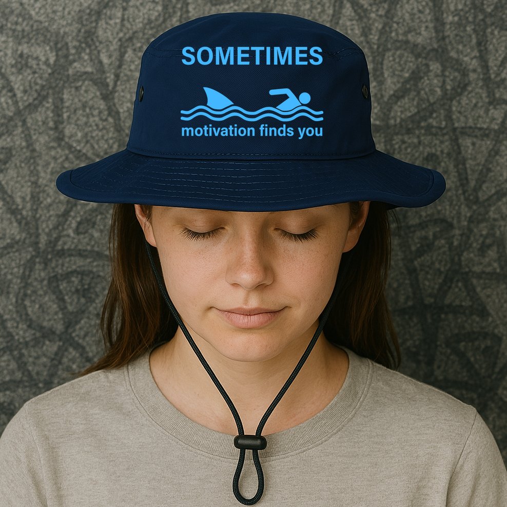 Sometimes Motivation Finds You Bucket Hat
