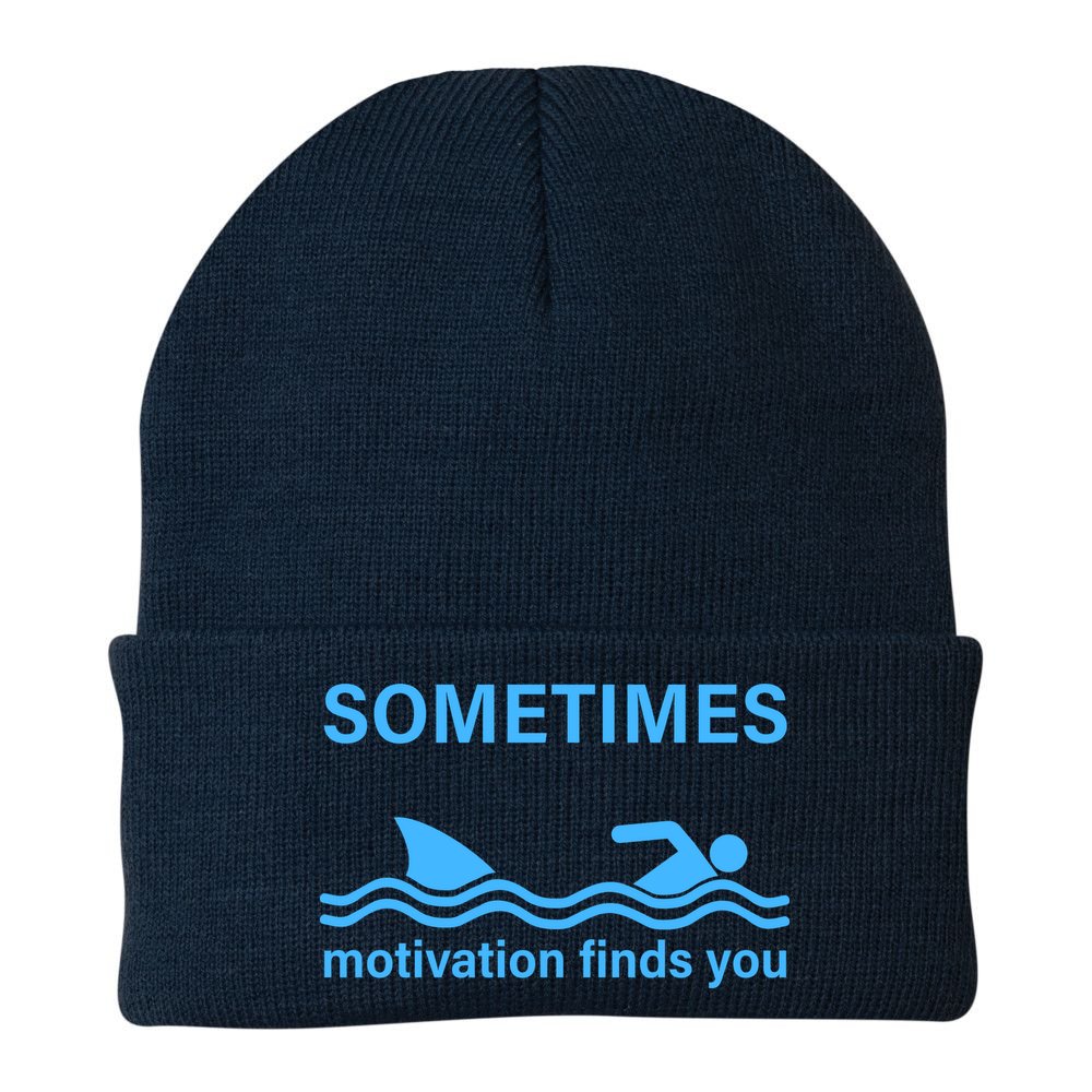 Sometimes Motivation Finds You Beanie