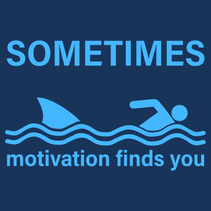 Sometimes Motivation Finds You Premium T-Shirt