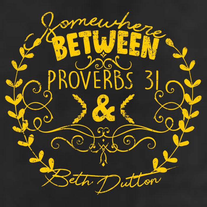 Somewhere Between Proverbs 31 & Beth Dutton Cool Comfort Performance Bucket Hat