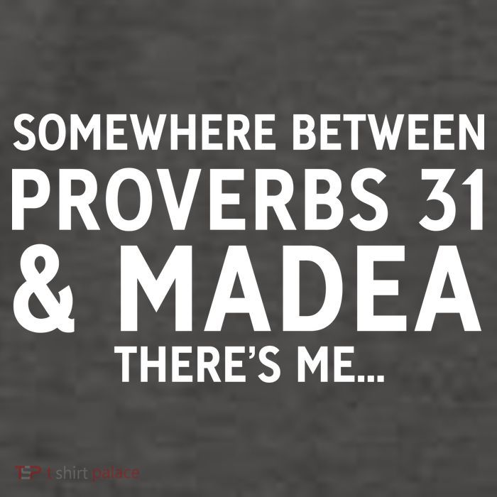 Somewhere between proverbs 31 And Madea There's Me Vector Backpack