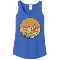 Son And Dad Gamer Ladies Essential Tank