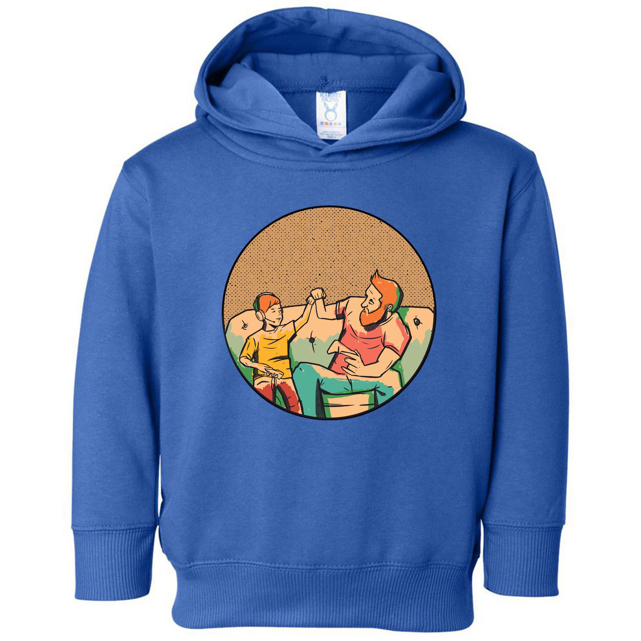 Son And Dad Gamer Toddler Hoodie