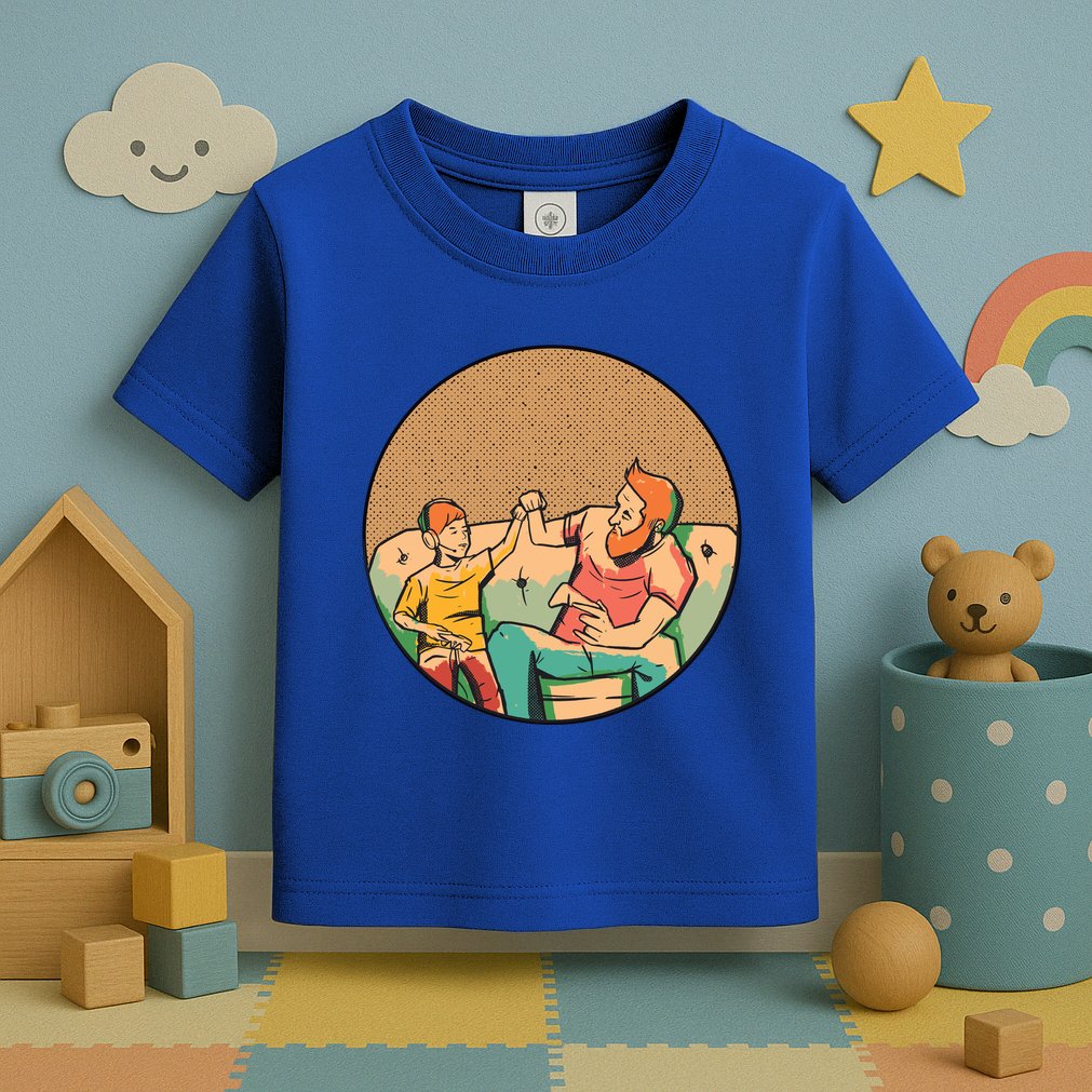 Son And Dad Gamer Toddler T-Shirt