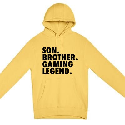 Son Brother Gaming Legend Premium Pullover Hoodie