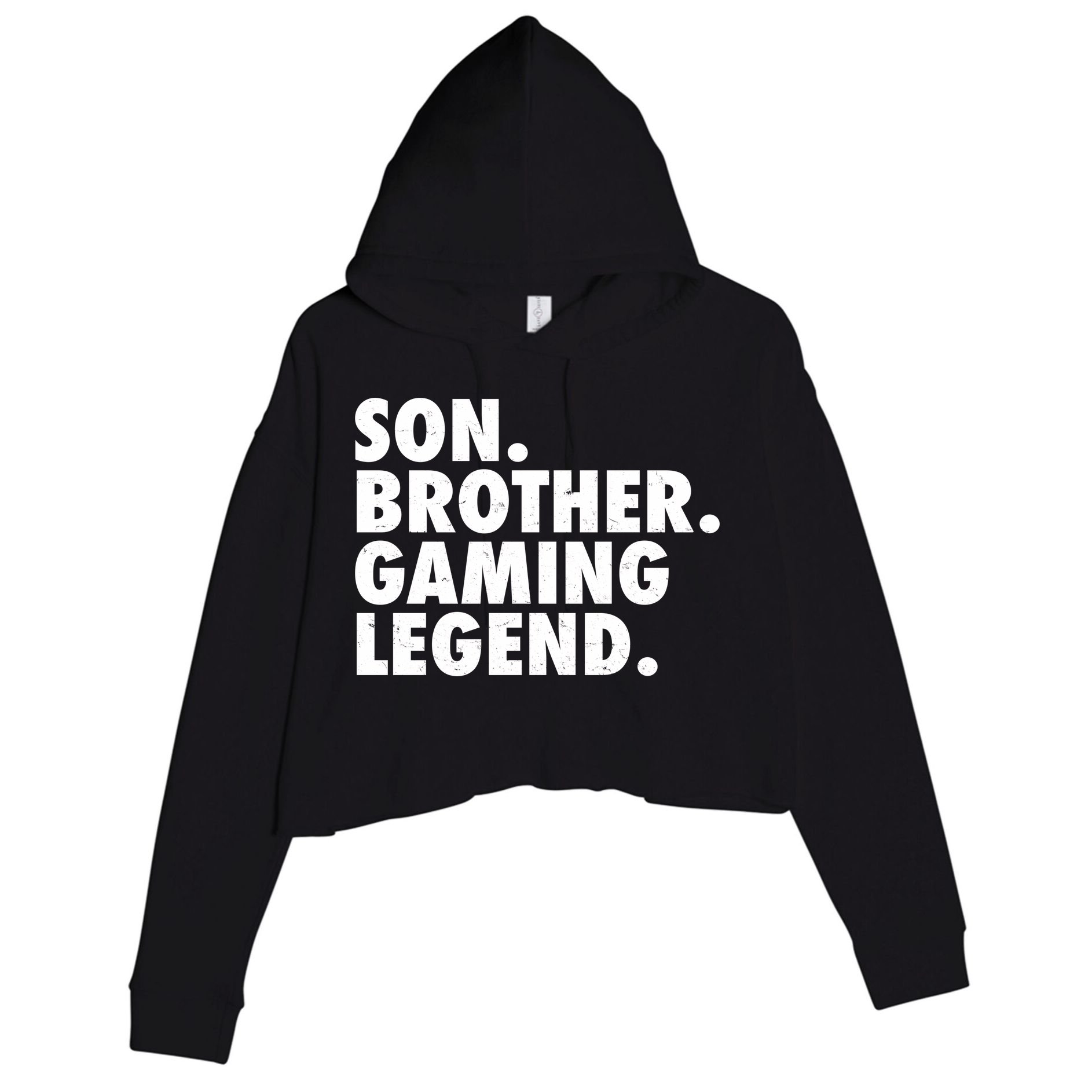 Son Brother Gaming Legend Crop Fleece Hoodie