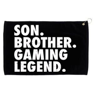 Son Brother Gaming Legend Grommeted Golf Towel