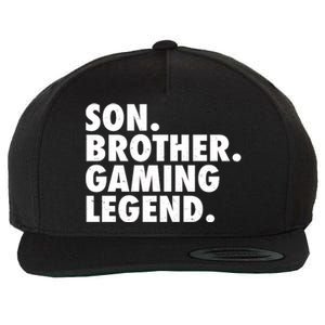 Son Brother Gaming Legend Wool Snapback Cap