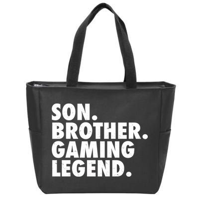 Son Brother Gaming Legend Zip Tote Bag