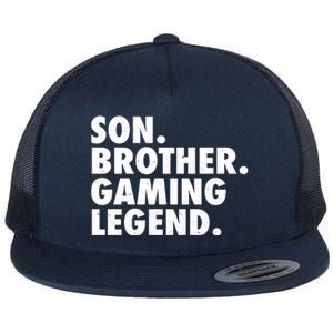 Son Brother Gaming Legend Flat Bill Trucker Hat