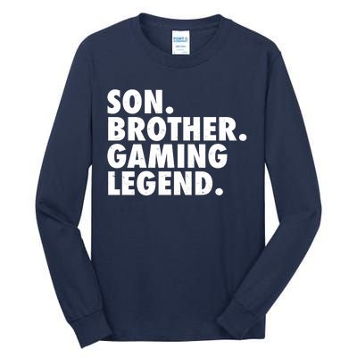 Son Brother Gaming Legend Tall Long Sleeve T-Shirt