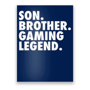 Son Brother Gaming Legend Poster