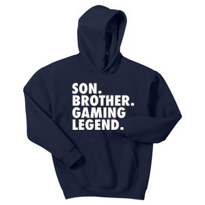 Son Brother Gaming Legend Kids Hoodie