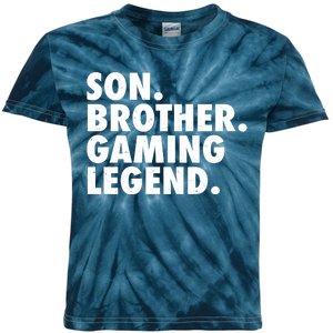 Son Brother Gaming Legend Kids Tie-Dye T-Shirt