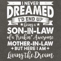 Son-In-Law of A Freakin' Awesome Mother-In Law Cotton Canvas Backpack