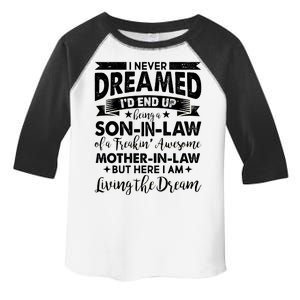 Son-In-Law of A Freakin' Awesome Mother-In Law Toddler Fine Jersey T-Shirt