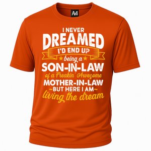 Son In Law Of A Freaking Awesome Mother In Law Cooling Performance Crew T-Shirt