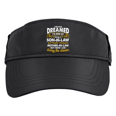 Son In Law Of A Freaking Awesome Mother In Law Adult Drive Performance Visor