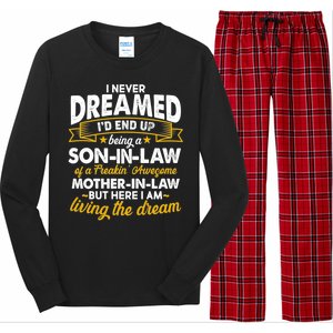 Son In Law Of A Freaking Awesome Mother In Law Long Sleeve Pajama Set