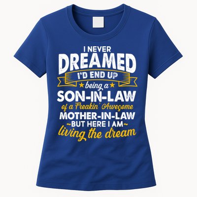 Son In Law Of A Freaking Awesome Mother In Law Womens T-Shirt