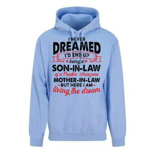 Son In Law Of A Freaking Awesome Mother In Law Unisex Surf Hoodie