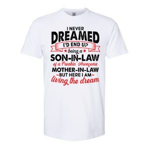 Son In Law Of A Freaking Awesome Mother In Law Softstyle CVC T-Shirt