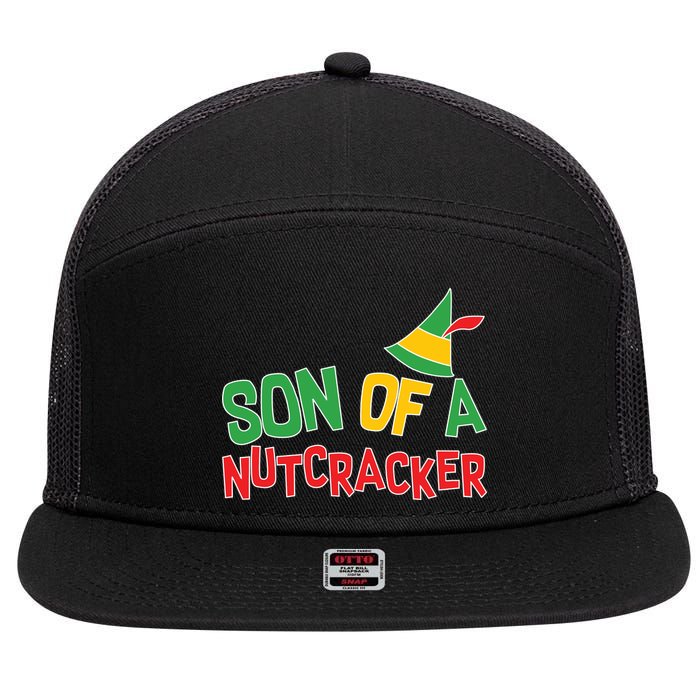 Son Of A Nutcracker 7 Panel Mesh Trucker Snapback Hat